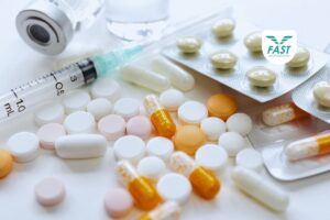 Medicamentos especiais espalhados