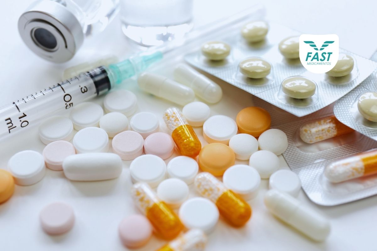 Medicamentos especiais espalhados