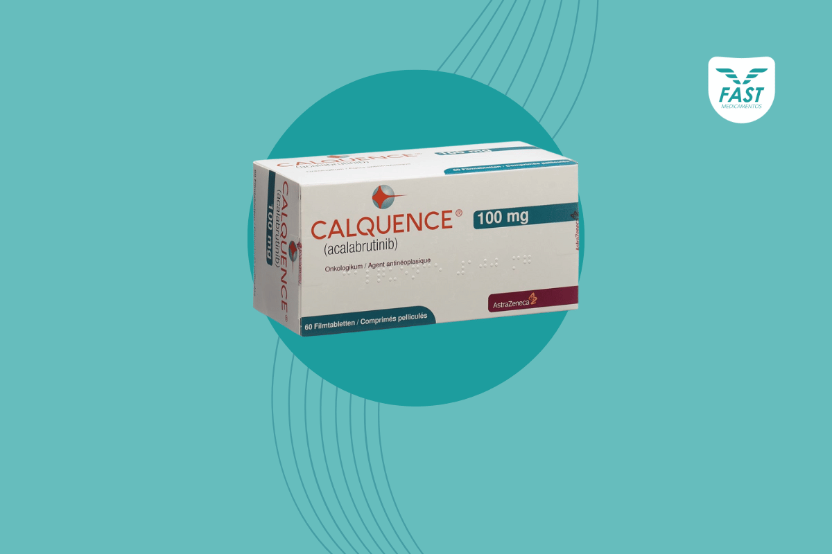 Caixa do medicamento Calquence